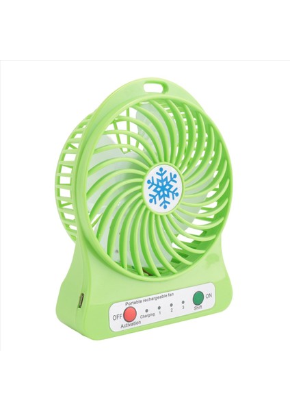 Taşınabilir Şarj Edilebilir Mini Fan Hava Soğutucu Mini Masa Fan USB Soğutma Şarj Edilebilir El Fanları Yeşil (Yurt Dışından) fiyatları
