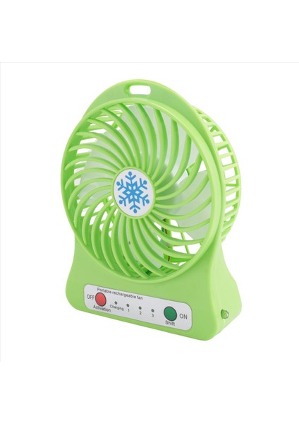 Taşınabilir Şarj Edilebilir Mini Fan Hava Soğutucu Mini Masa Fan USB Soğutma Şarj Edilebilir El Fanları Yeşil (Yurt Dışından) modelleri