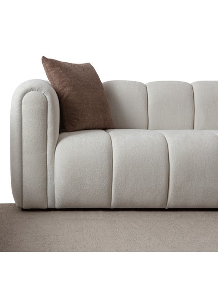 Nline Üçlü Koltuk Beyaz