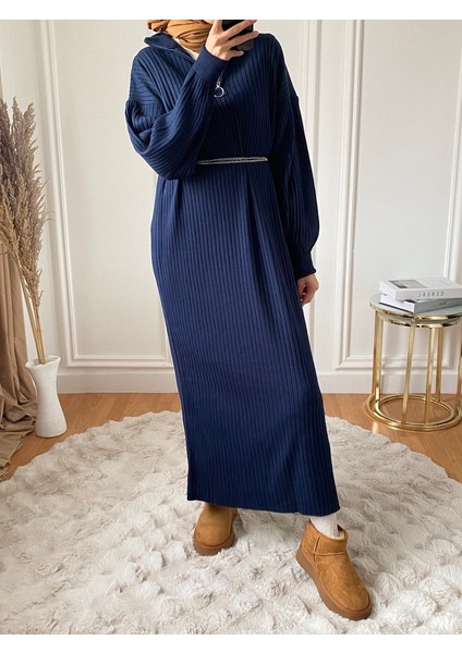 Fermuarlı Triko Elbise fiyatları