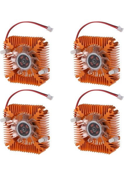 4x Pc Bilgisayar Dizüstü Bilgisayar Cpu VGA Video Kartı 55MM Soğutucu Soğutma Fanı Ispinsin (Yurt Dışından)