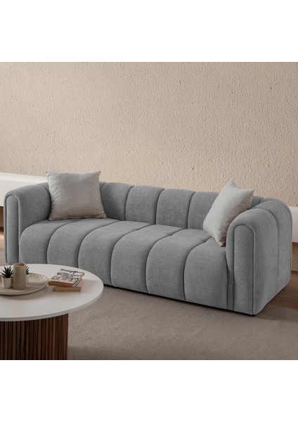 Nline Koltuk Takımı 3+3+1+1 Gri