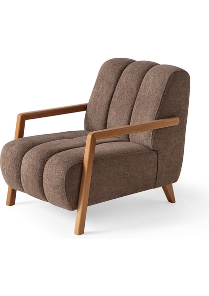 Nline Koltuk Takımı 3+3+1+1 Kahverengi