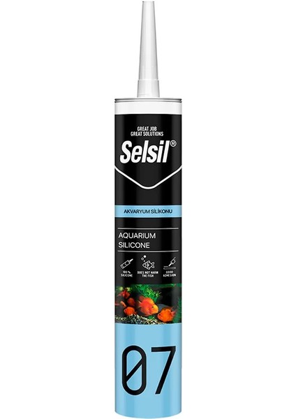 Selsil 05 Mutfak ve Banyo Silikonu Şeffaf 280ML