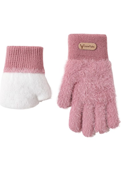 Kışlık Isıtmalı, Rüzgar Geçirmez ve Soğuktan Koruyan Kalın Pamuklu Tam Parmaklı Eldiven (Yurt Dışından)