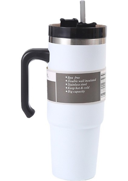 Pipetli Paslanmaz Çelik Söndürülmüş Termos Kupası (Yurt Dışından)