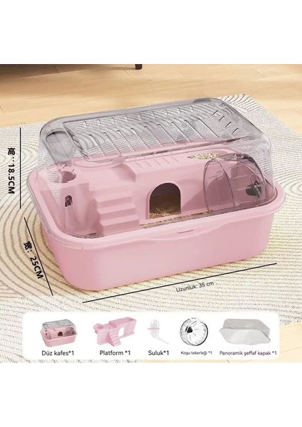 Hamster Kafesi Ekstra Büyük Lüks Altın Ipek Ayı Kafesi (Yurt Dışından)