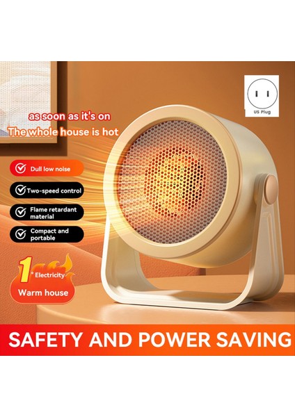Küçük Taşınabilir Isıtıcı Düşük Gürültülü Isıtıcı Masaüstü Yatak Odası Ofis Hızlı Isıtma Isıtıcı Bizi Krem Beyaz (Yurt Dışından) fiyatları