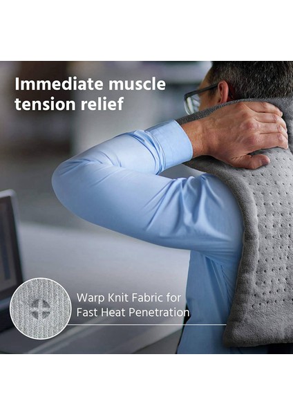 2x ve Kramplar Için Ekstra Büyük Elektrikli Isıtma Pedi 12X24 Inç - Nemli ve Kuru Terapi Için Abd Fişi (Yurt Dışından) fırsatları