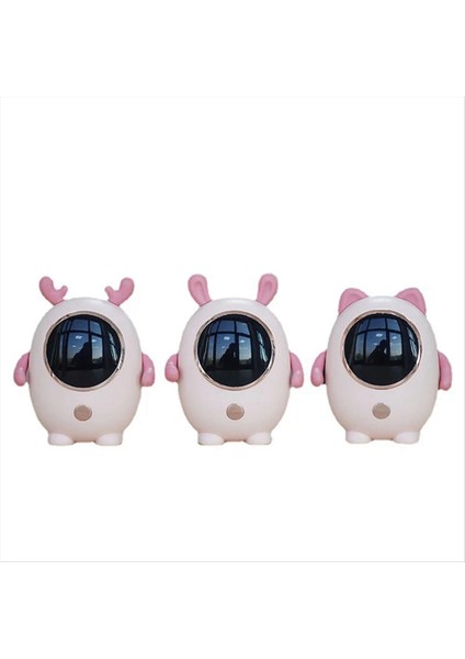 3pcs Karikatür El Sıcaklık Taşınabilir USB Şarj Edilebilir Dijital Soba El Isırıcıları Mini Elektrikli Isıtıcı Pembe (Yurt Dışından)