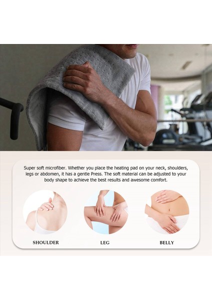 ve Kramplar Için Ekstra Büyük Elektrikli Isıtma Pedi 12X24 Inç -Nemli ve Kuru Terapi Için Büyük Isı Abd Fişi (Yurt Dışından) fiyatları