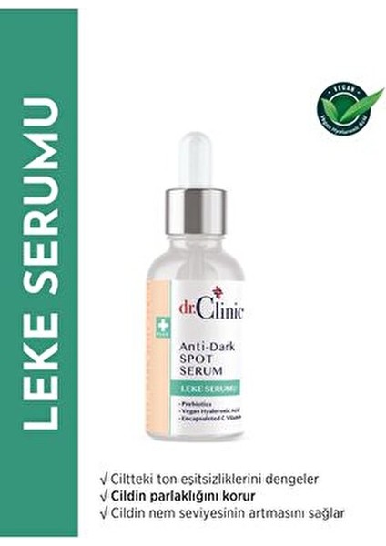 Cilt Kusursuzlaştırıcı Leke Serumu 30 ml C Vitamini İçeren Leke Karşıtı Etki fiyatları