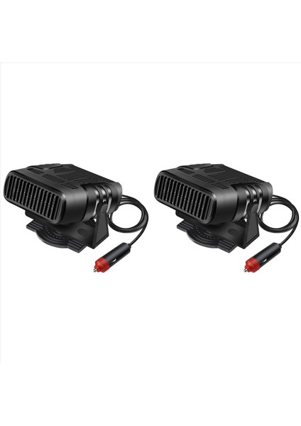 2x 4 In 1 12V 120W Araç Isıtıcı Elektrikli Soğutma Fanı Elektrikli Kurutucu Ön Cam Kahraman Yok Dondurucu (Yurt Dışından) fiyatları