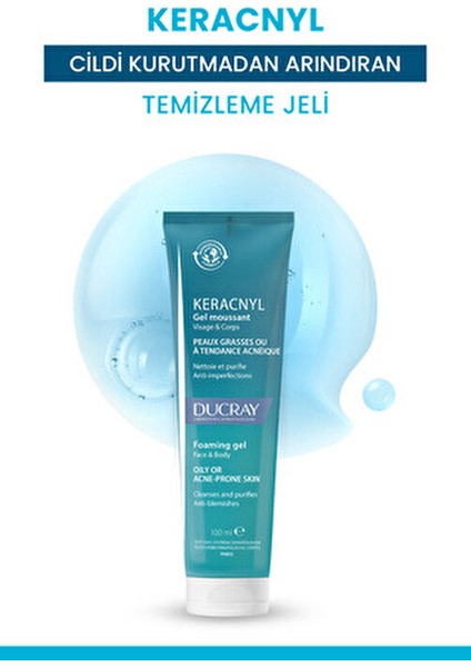 Keracnyl Dengeleyici Temizleme Jeli 100 ml Normal Ciltler İçin Derinlemesine Temizlik modelleri