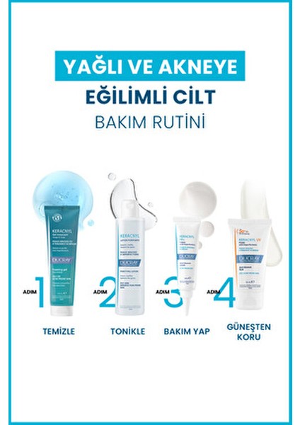 Keracnyl Dengeleyici Temizleme Jeli 100 ml Normal Ciltler İçin Derinlemesine Temizlik