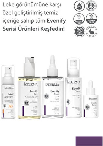 Evenify Leke Karşıtı Serum 30 ml Tüm Cilt Tipleri İçin Niacinamide İçeren Etkili Bakım modelleri