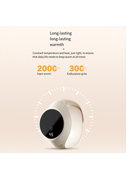 Elektrikli El Isırıcılar Isıtma Bilezik 2 Içinde 1 Kamp Cep El Sıcak Bilezik LCD Ekran Hızlı Isıtma Siyahı (Yurt Dışından) fiyatları