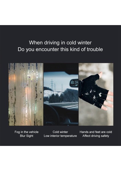 Araba Isıtıcı Hızlı Isıtma ve Soğutma Fanı Elektrikli Araç Isıtıcı Doster Deproster Demister Ön Cam Delici (24V Kamyon Için) (Yurt Dışından) fiyatları