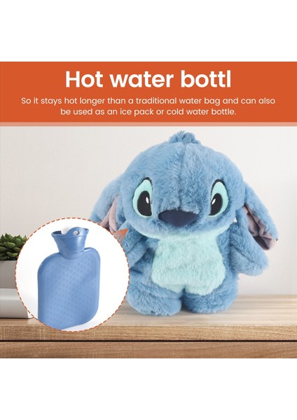 Disney Stitch Kış Ekstra Büyük Peluş Sıcak Su Şişesi Anime Kadın Karikatür Ev Su Dolgusu El Sıcak Isıtıcı Mavisi (Yurt Dışından) fırsatları