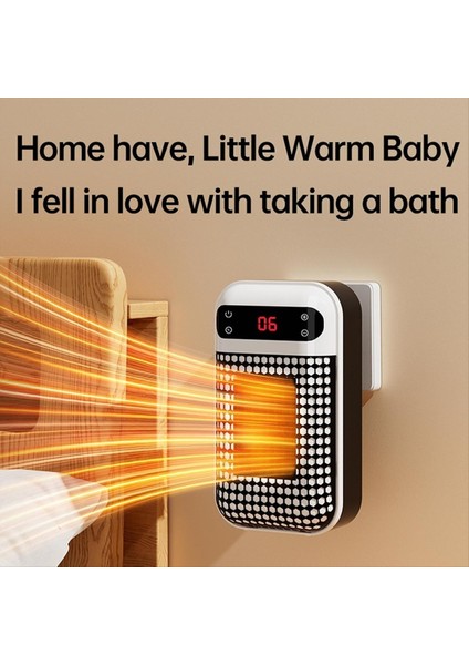 Elektrikli Duvar Alanı Isıtıcı Taşınabilir Isıl Kapalı 500W Isıtıcı Kış Ev Isıtıcı LED Ile Ilgili Olduğu (Yurt Dışından) fırsatları