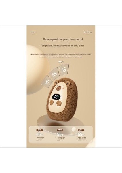 Elektrikli Cepler Daha Sıcak USB El Daha Sıcak Akıllı El Daha Sıcak Dijital El Daha Sıcak Kış Açık Hava Için Bir Portatif Portatif (Yurt Dışından)