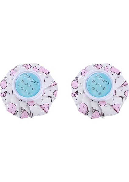 2x Sevimli Karikatür Yaz Buzlu Su Soğutucu Sıcak ve Soğuk Çok Amaçlı Fizyoterapi Torbası Sporu Sıcak ve Soğuk Paket Karikatür Çantası (Yurt Dışından)