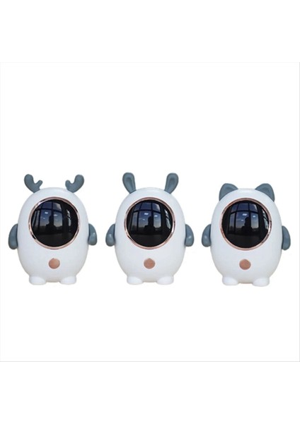 3pcs Karikatür El Sıcaklık Taşınabilir USB Şarj Edilebilir Dijital Soba El Isırıcıları Mini Elektrikli Isıtıcı Beyaz (Yurt Dışından)