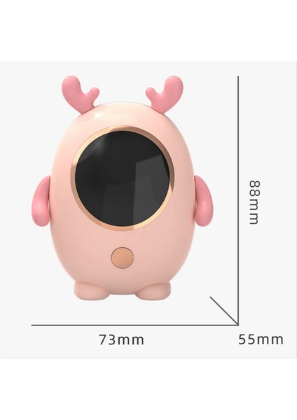 3pcs Karikatür El Sıcaklık Taşınabilir USB Şarj Edilebilir Dijital Soba El Isırıcıları Mini Elektrikli Isıtıcı Beyaz (Yurt Dışından) fırsatları