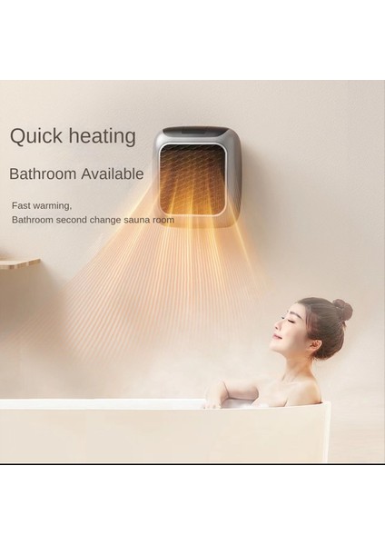 Elektrikli Isıtıcı Mini Seramik Eklentisi Isıtıcı 800W Düşük Tüketim 2 Mod Ev Için Uzaktan Kumanda Yatak Odası Abd Fiş (Yurt Dışından) fırsatları