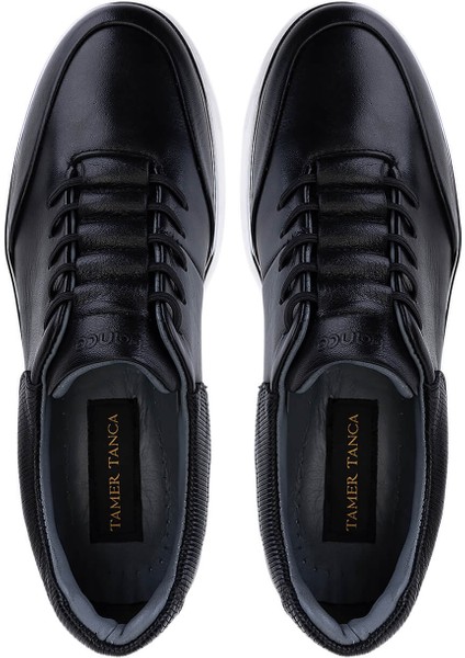 Erkek Hakiki Deri Siyah Sneakers & Spor Ayakkabı 530 1275 Erk Ayk SK25-26 Sıyah indirimleri