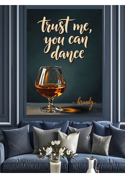 Güven Dans Etmeye Izin Ver Dekoratif Kanvas - Mdf Ahşap Tablo indirimleri