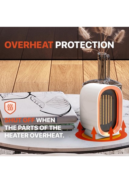 Kapalı 1200W Için Elektrikli Isıtıcı 1200W Ptc Ofis Odası Için Taşınabilir Fan Yatak Odası Masaüstü Için Akıllı Kullanışlı Sıcak (Yurt Dışından) fırsatları