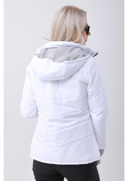 Günlük Su Geçirmez Kışlık Şişme Kadın Mont modelleri