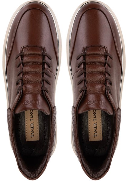 Erkek Hakiki Deri Kahverengi Sneakers & Spor Ayakkabı 530 1275 Erk Ayk SK25-26 Kahve indirimleri