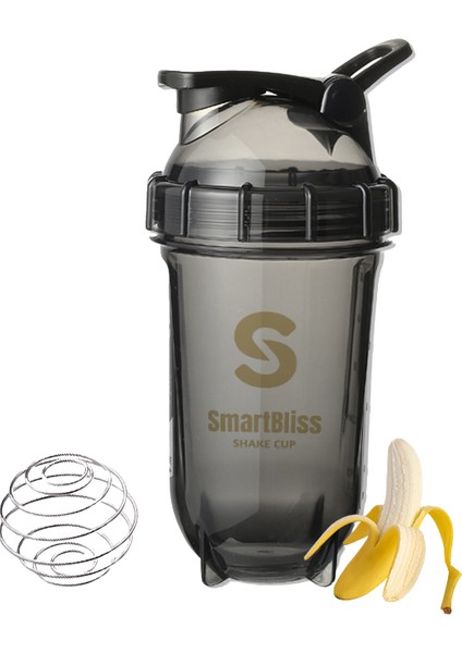 Tritan 500 ml Sporcu Shaker -20°C~120°C, 304 Çelik Karıştırma Toplu, Kolay Taşınabilir Tasarım (Yurt Dışından)