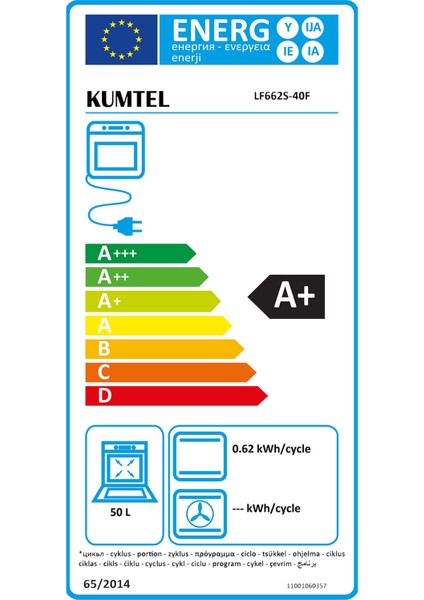 Rustik Bej tam Boy Fırın 662S-40F