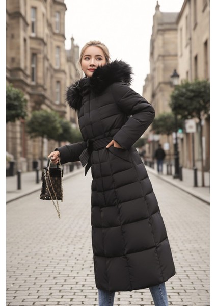 Günlük Kışlık Tam Boy Kadın Şişme Mont