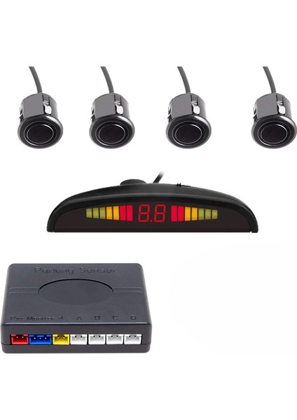 Park Sensörü , Sesli Ikazlı Göstergeli Park Sensörü , Ultrasonik Sensörlü Sesli Park Sensörü