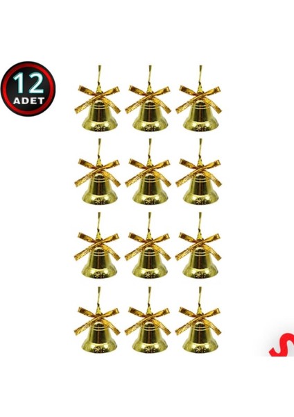 12'li Yılbaşı Ağacı Çanı Mistique Home