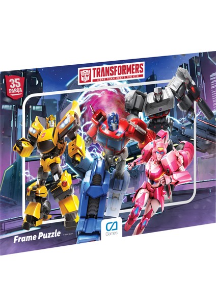 Transformers Frame Puzzle - 35 Parça - Karışık Desen Gönderilecektir.