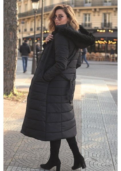 Günlük Kışlık Tam Boy Kadın Şişme Mont