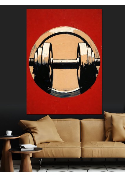 Dungle Vücut Çalışma Zamanı Dekoratif Kanvas - Mdf Ahşap Tablo fiyatları