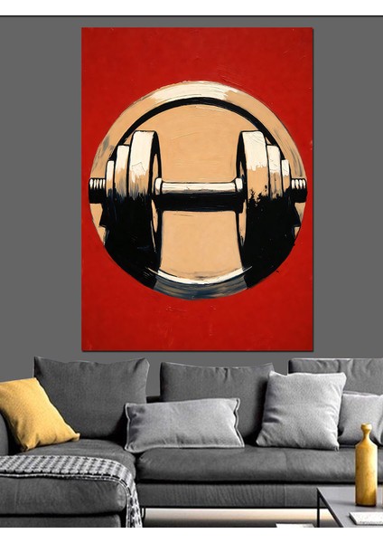 Dungle Vücut Çalışma Zamanı Dekoratif Kanvas - Mdf Ahşap Tablo fırsatları