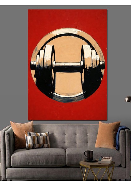 Dungle Vücut Çalışma Zamanı Dekoratif Kanvas - Mdf Ahşap Tablo indirimleri