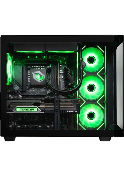 Tulpar Td3 V1.1.6 Amd Ryzen 7 7800X3D B850 Anakart 32GB 1tb RX9070 Xt Freedos Masaüstü Oyun Bilgisayarı - Siyah