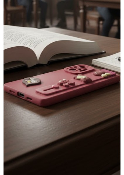 Redmi Note 10 Pro Uyumlu Kılıf Bordo Renk 3D Figürlü Darbe Emici Yumuşak Silikon Kapak fiyatları