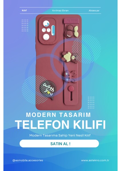 Redmi Note 10 Pro Uyumlu Kılıf Bordo Renk 3D Figürlü Darbe Emici Yumuşak Silikon Kapak indirimleri