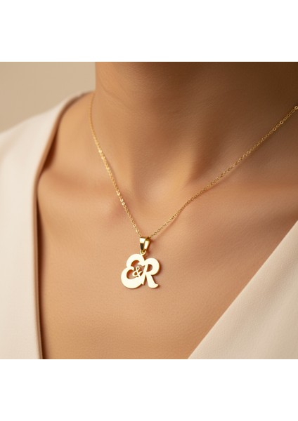 14 Ayar Altın Kolye Ucu E&r GM11287 0.5 gr