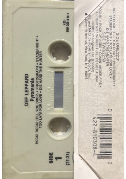Kaset Def Leppard Pyromania Kaset fiyatları