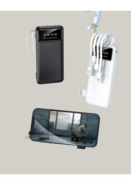 Sptrns Taşınabilir 20.000 Mah Hızlı Şarj Powerbank 4 Çıkışlı fırsatları